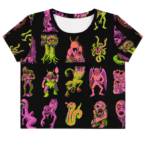 Parade Tricolore® All - Over Print Crop Tee - Kikillo Club