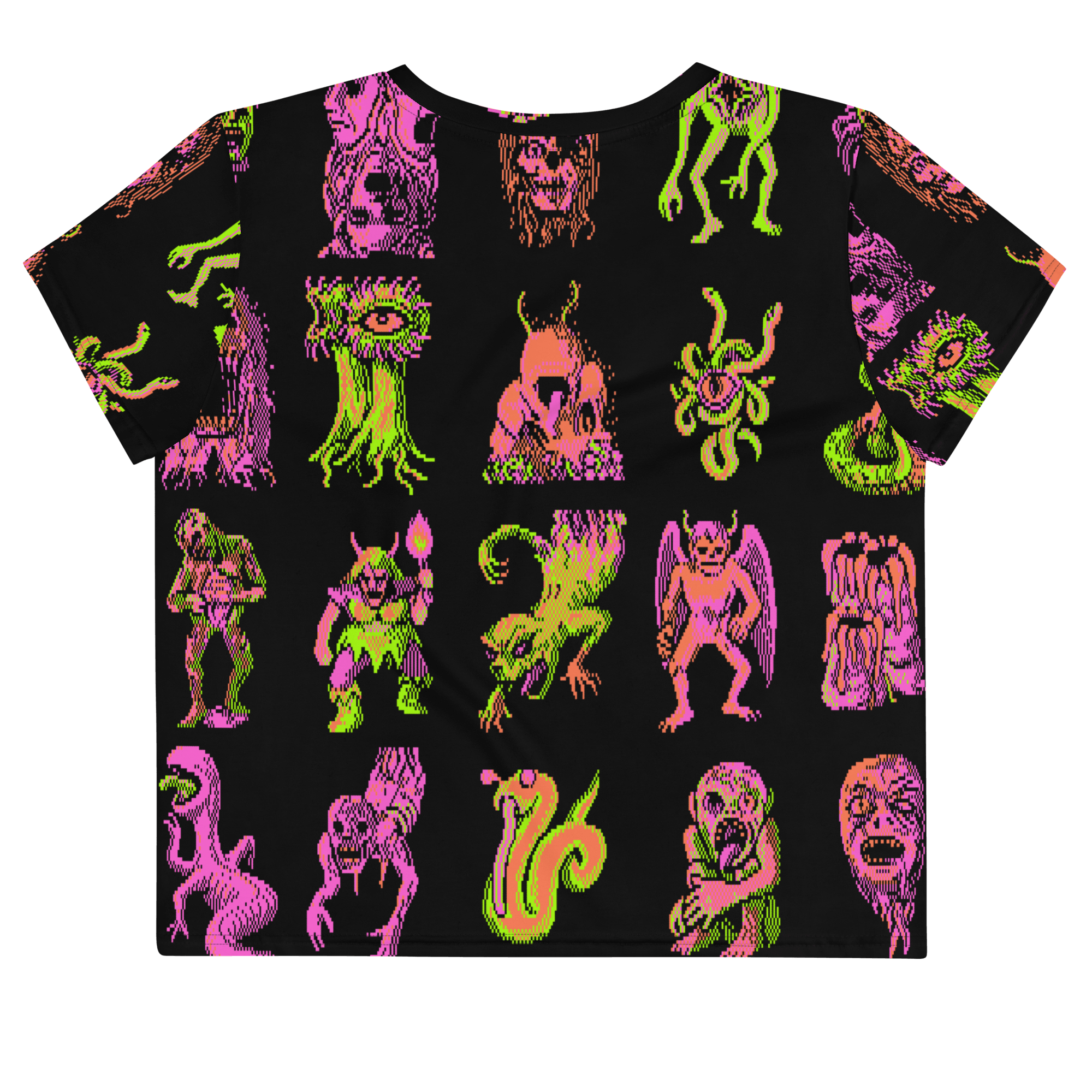 Parade Tricolore® All - Over Print Crop Tee - Kikillo Club