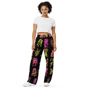 Parade Tricolore® Unisex Wide - Leg Pants - Kikillo Club