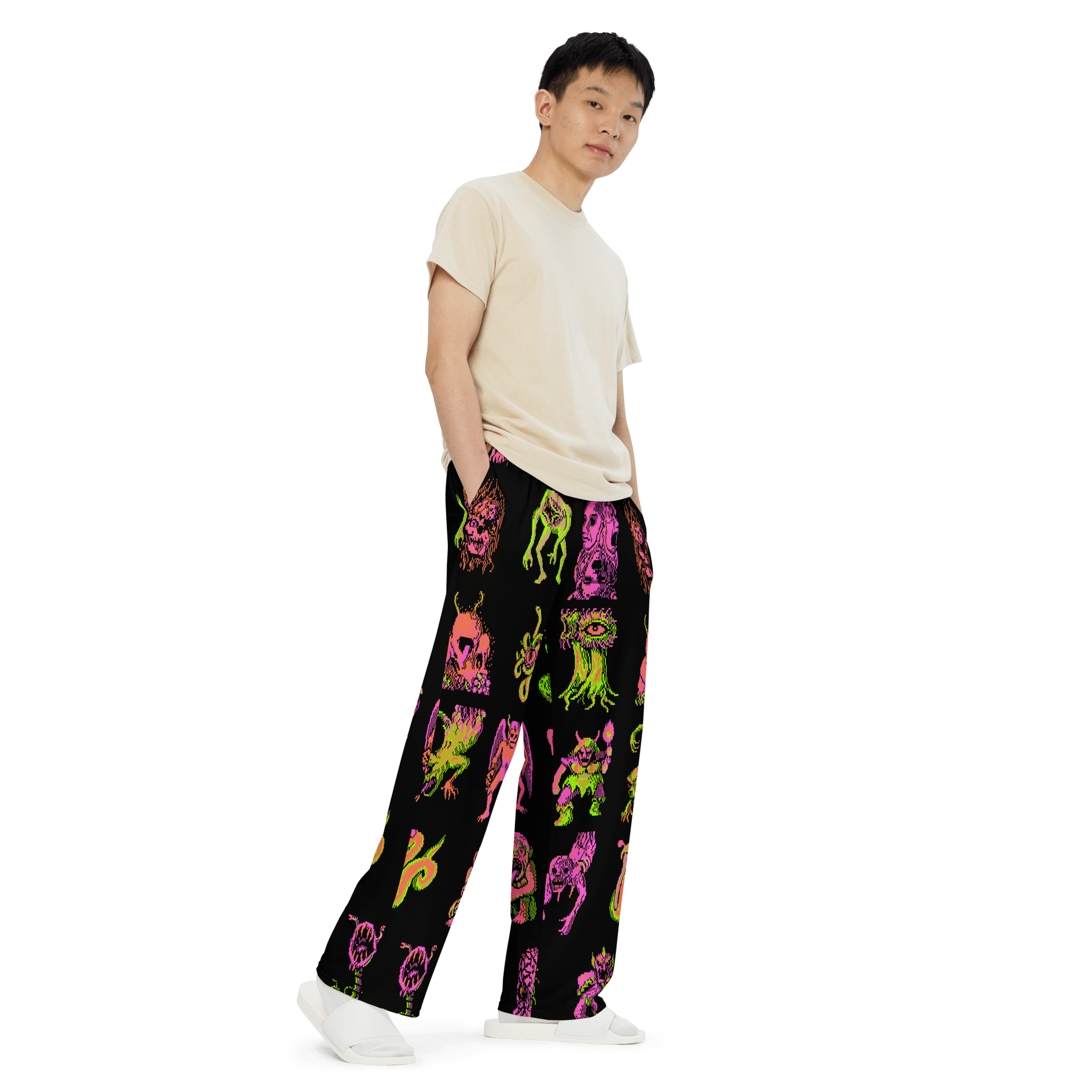 Parade Tricolore® Unisex Wide - Leg Pants - Kikillo Club
