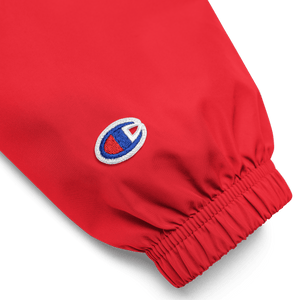 Passion® Red Champion Embroidered Packable Jacket - Kikillo Club