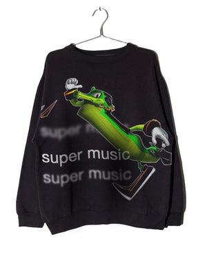 SUPER MUSIC® Unisex Sweatshirt (only 8 pieces made) - Kikillo Club