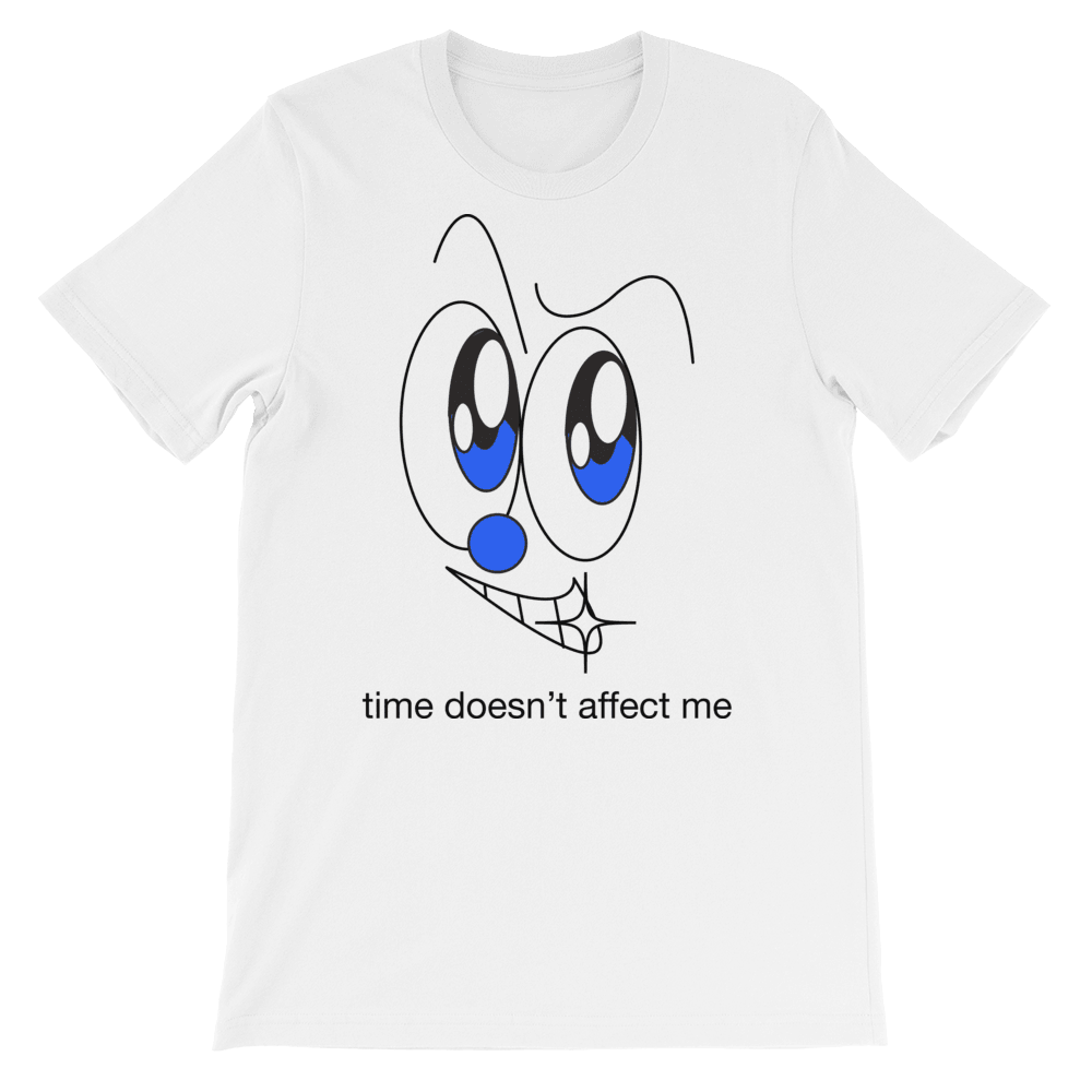 TIME® T-shirt (white, grey) - Kikillo Club