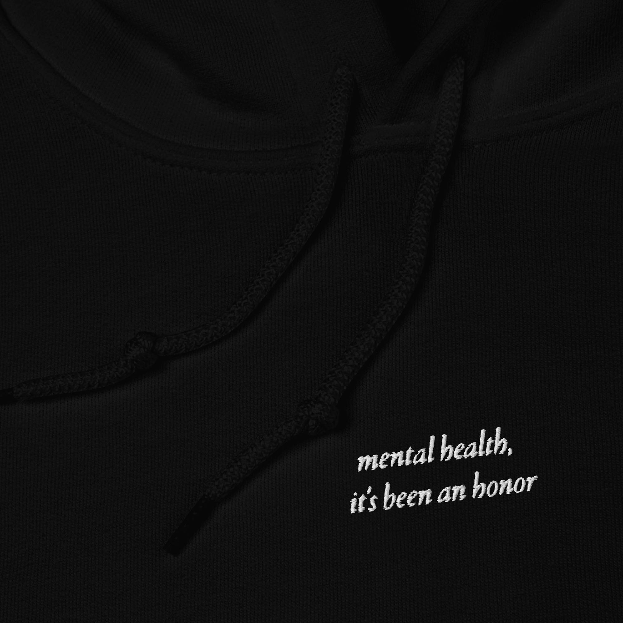 Mental Health® Embroidered Hoodie (super limited) - Kikillo Club