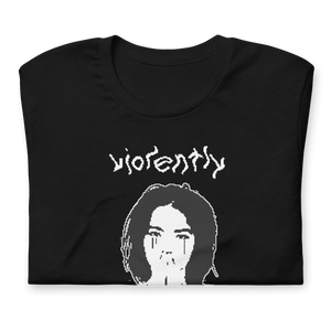 Violently Unhappy® Black T-Shirt - Kikillo Club