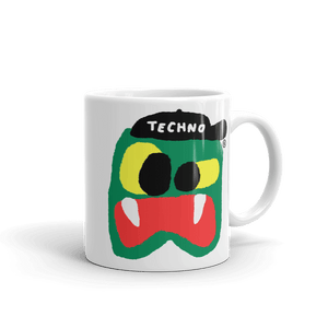 TECHNO® White glossy mug - Kikillo Club