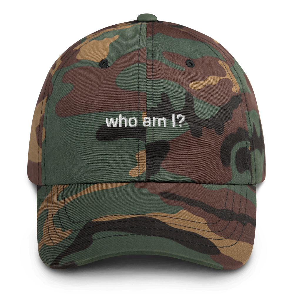 Who am I?® Embroidered Hat (11 colors) - Kikillo Club