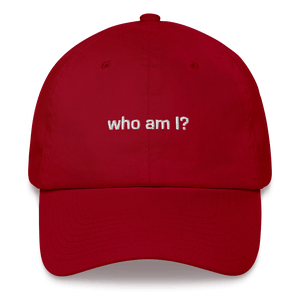 Who am I?® Embroidered Hat (11 colors) - Kikillo Club