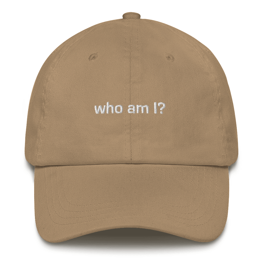 Who am I?® Embroidered Hat (11 colors) - Kikillo Club