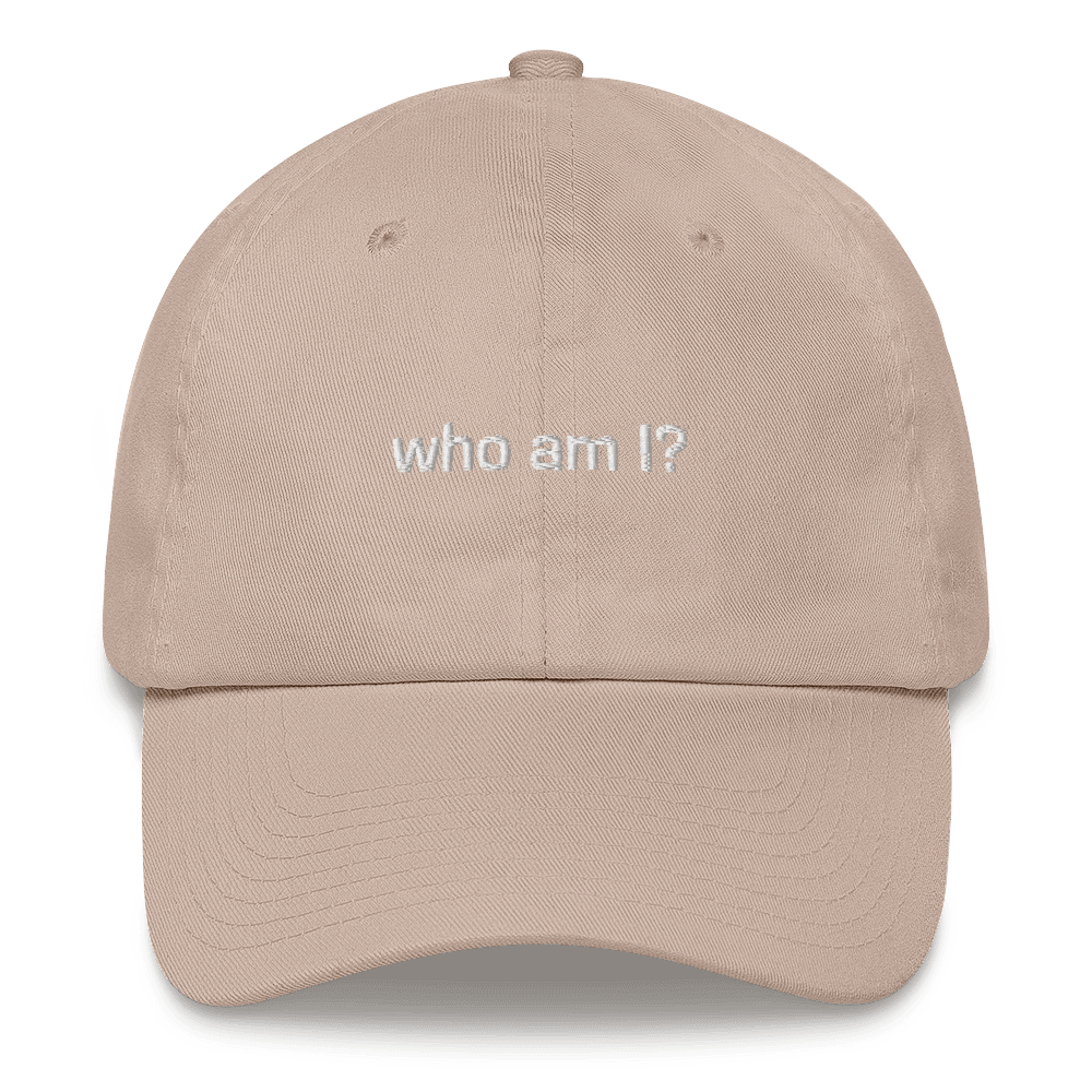 Who am I?® Embroidered Hat (11 colors) - Kikillo Club