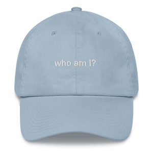 Who am I?® Embroidered Hat (11 colors) - Kikillo Club