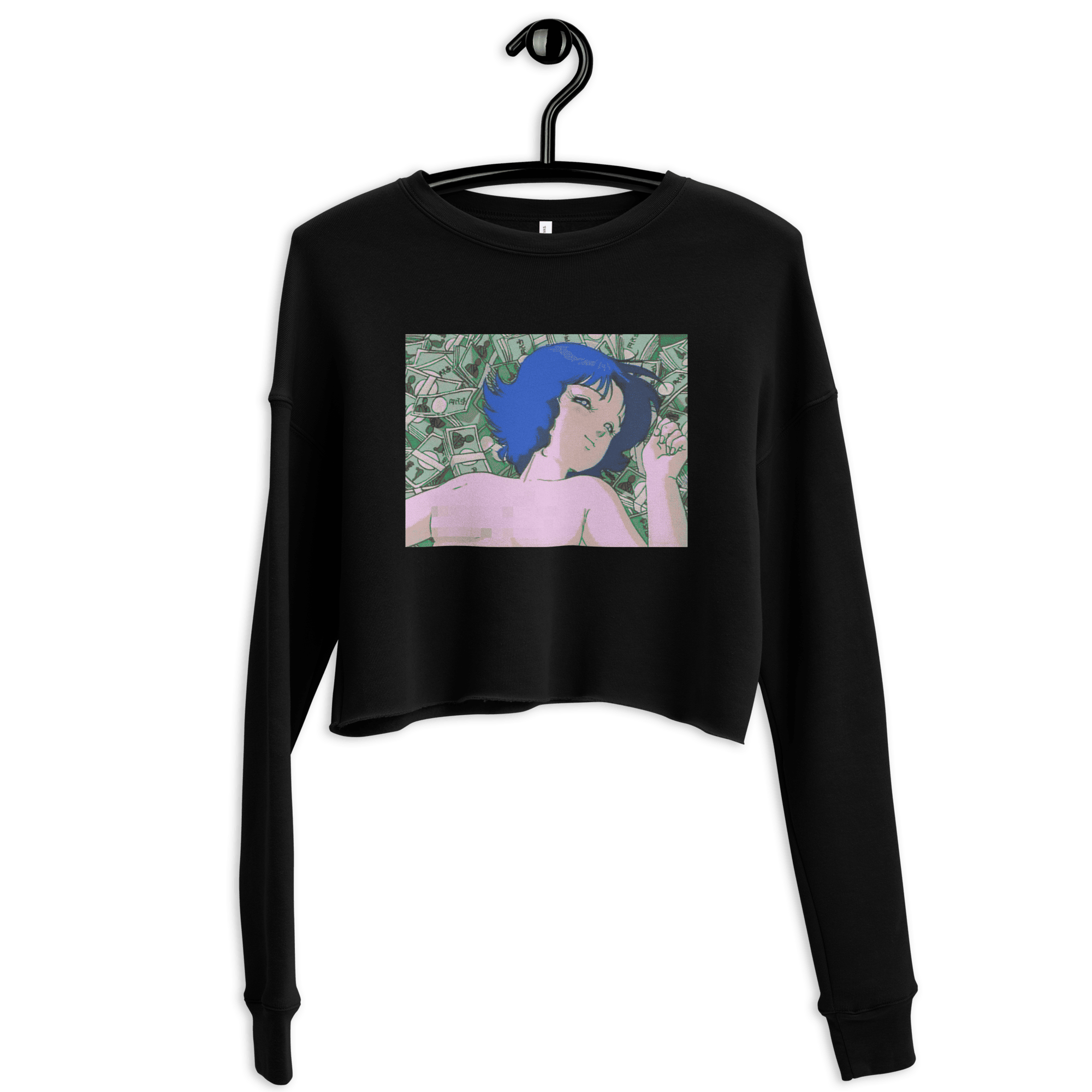 m0n3y® Cropped Sweatshirt - Kikillo Club